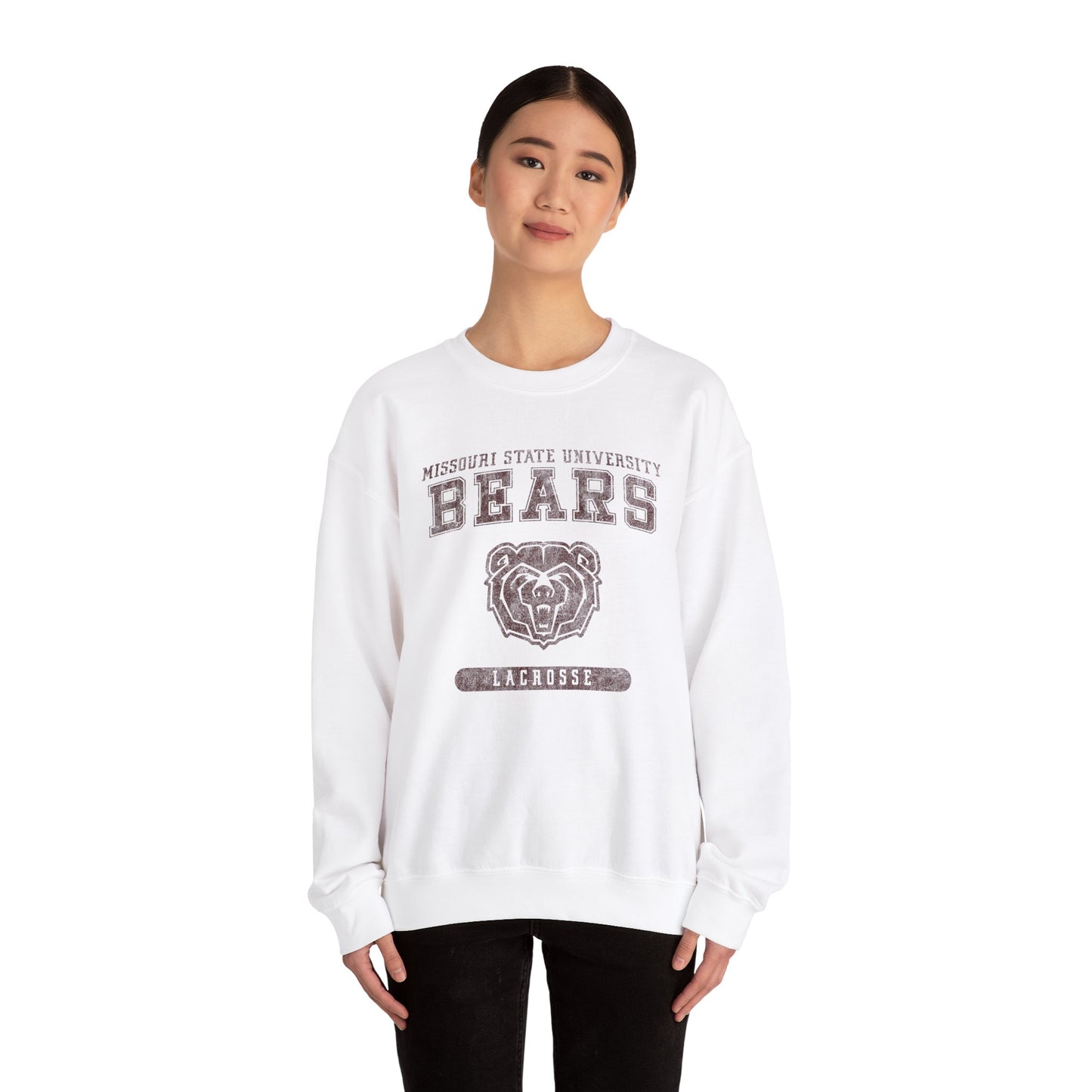 Bears crewneck maroon logo